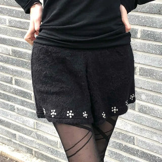 Flower Beads Soft Mini Shorts