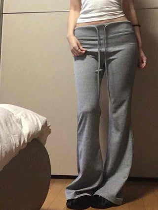 Cozy Washed Center Seam Flare Training Pants