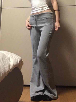 Cozy Washed Center Seam Flare Training Pants