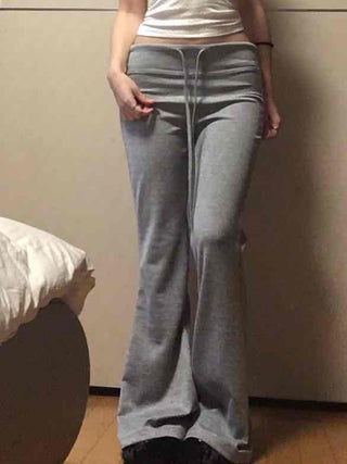 Cozy Washed Center Seam Flare Training Pants