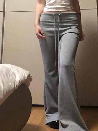 Cozy Washed Center Seam Flare Training Pants