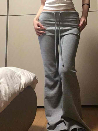 Cozy Washed Center Seam Flare Training Pants