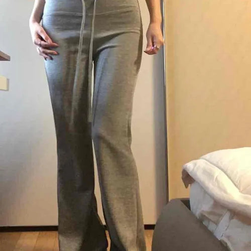 Cozy Washed Center Seam Flare Training Pants