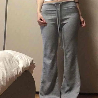 Cozy Washed Center Seam Flare Training Pants