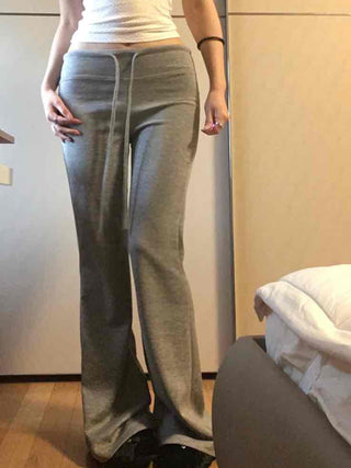 Cozy Washed Center Seam Flare Training Pants