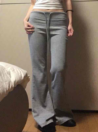 Cozy Washed Center Seam Flare Training Pants