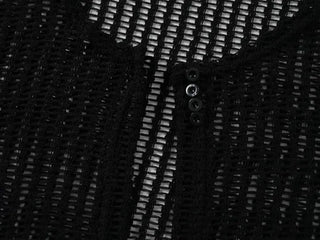 Opin Semi-Crop See-Through Mesh Bolero