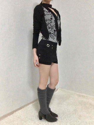 Gromit Point Asymmetrical Wrap Mini Skirt