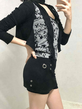 Gromit Point Asymmetrical Wrap Mini Skirt