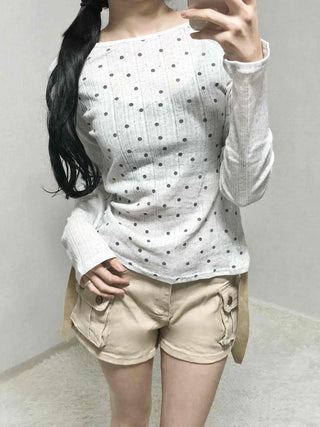 Cargo Flap Pocket Belted Roll-up Shorts