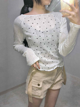 Cargo Flap Pocket Belted Roll-up Shorts