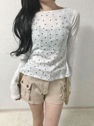 Cargo Flap Pocket Belted Roll-up Shorts