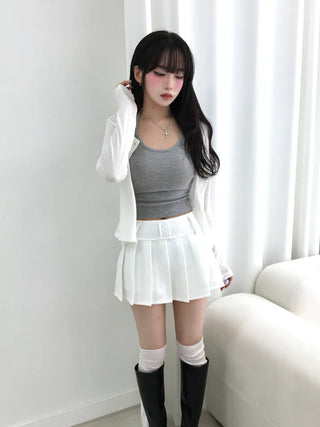 Cora High-Waisted Elastic Skirt