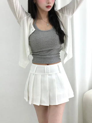 Cora High-Waisted Elastic Skirt