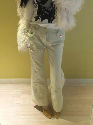 Street Stitch Cut Semi Bootcut Pants