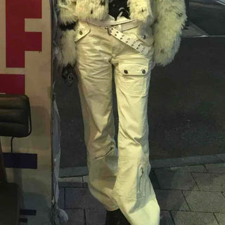 Street Stitch Cut Semi Bootcut Pants