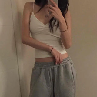 Strap Silhouette Sweetheart Neck Crop Sleeveless