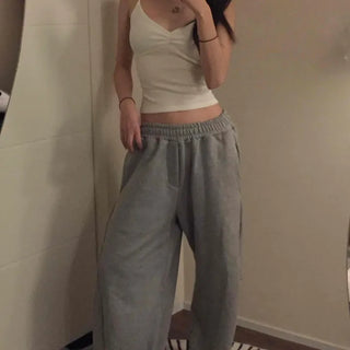 Soft Touch Brushed Loose Fit Elastic Waist Training Pants