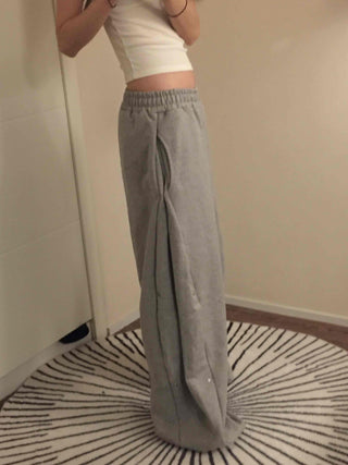 Soft Touch Brushed Loose Fit Elastic Waist Training Pants