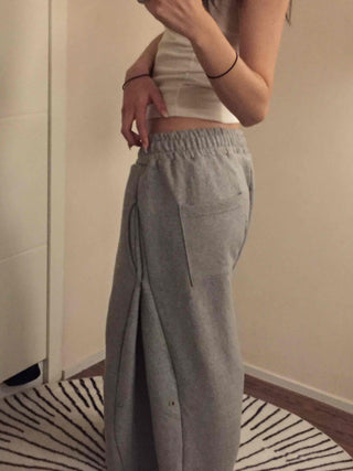 Soft Touch Brushed Loose Fit Elastic Waist Training Pants