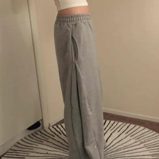 Soft Touch Brushed Loose Fit Elastic Waist Training Pants