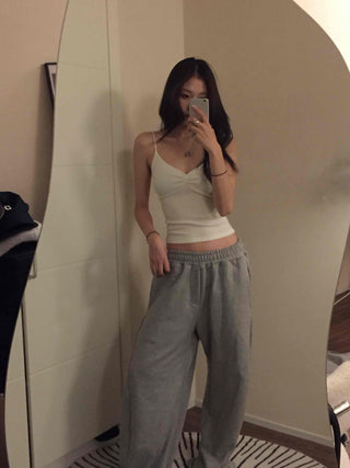 Soft Touch Brushed Loose Fit Elastic Waist Training Pants