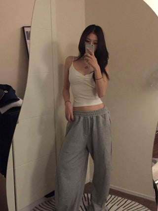Soft Touch Brushed Loose Fit Elastic Waist Training Pants