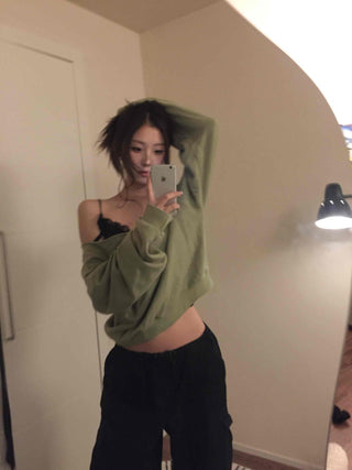 Scallop Feminine Crop Slim Knit Sleeveless