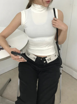 Soel Slim Fit Sleeveless Top