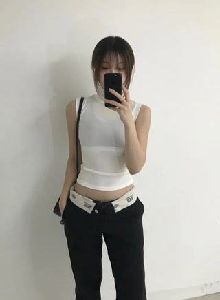 Soel Slim Fit Sleeveless Top