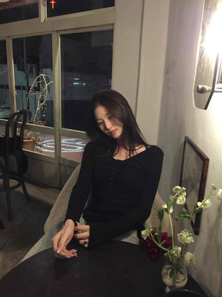 Sexy V-neck Button Slim Fit Crop Cardigan