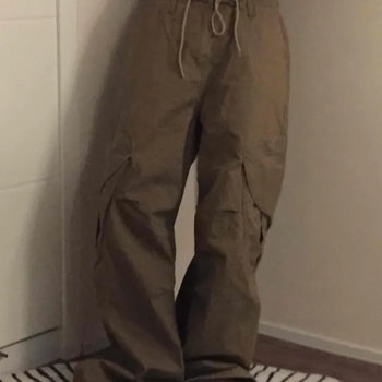 Utility Multi-Flap Drawstring Cargo Pants