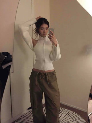 Utility Multi-Flap Drawstring Cargo Pants