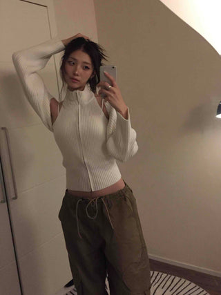 Utility Multi-Flap Drawstring Cargo Pants