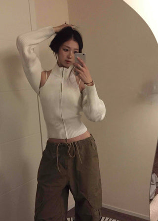 Utility Multi-Flap Drawstring Cargo Pants