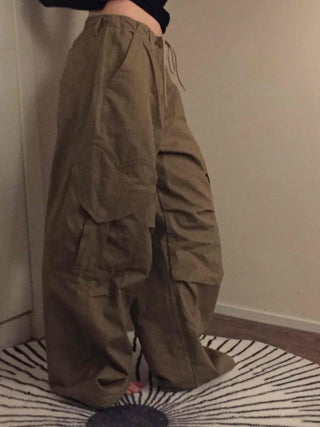 Utility Multi-Flap Drawstring Cargo Pants