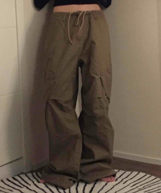 Utility Multi-Flap Drawstring Cargo Pants