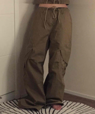 Utility Multi-Flap Drawstring Cargo Pants