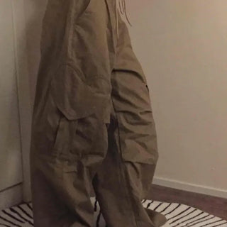 Utility Multi-Flap Drawstring Cargo Pants