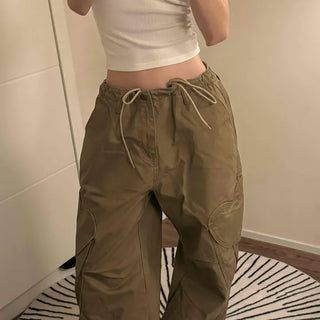 Utility Multi-Flap Drawstring Cargo Pants