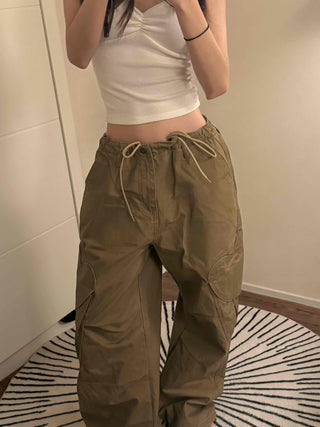 Utility Multi-Flap Drawstring Cargo Pants