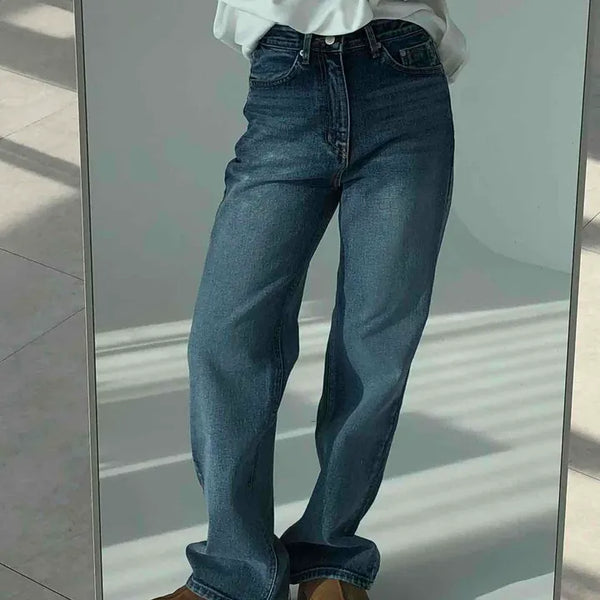 Soft Wash Medium Blue Denim Pants