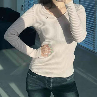 Metallic Button Angora Touch Crop Knit