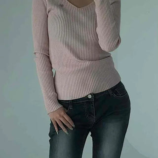 Metallic Button Angora Touch Crop Knit
