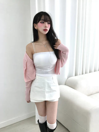 Leon V-neck Ribbed Cardigan
