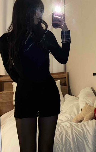 Leggings-fit Spandex Tights Mini Shorts