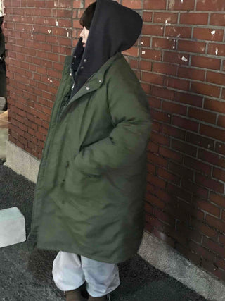 Campus Heavy Down Cocoon Fit Padded Jacket