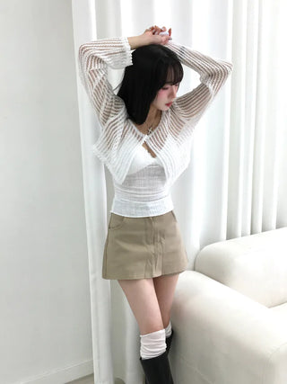 Uni Cotton A-line Short Mini Skirt