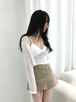 Uni Cotton A-line Short Mini Skirt