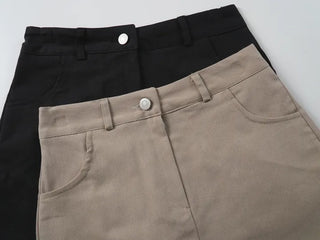 Uni Cotton A-line Short Mini Skirt